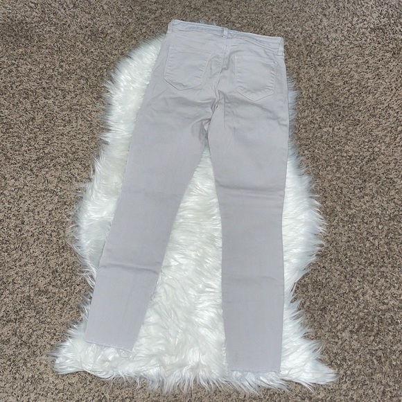 L’Agence Margot Skinny High Rise Silver Grey Jeans - Picture 6 of 9